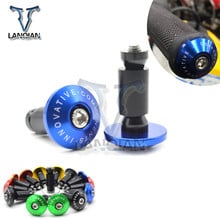 Motocicleta 7/8 cnc end cnc lidar com barra final universal guiador apertos para suzuki dl650/V-STROM gsr600 1000 sfv650 gladius tl1000s 2024 - compre barato