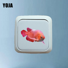 YOJA Personality Animal Fish Wall Sticker Light Switch PVC Home Decoration Decal 11SS0012 2024 - buy cheap