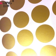 Gold Polka Circle Dots Wall Stickers For Kids Rooms Nursery Tiny Polka Round Wall Decals Home Decor Wall Art Mural For Kid Gifts 2024 - buy cheap