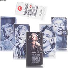 Мэрилин Монро Дизайн Бумажник Флип кожаный чехол для iPhone 7 q1310 2024 - купить недорого