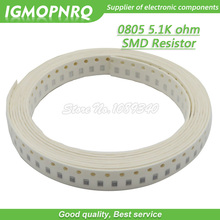 Resistor SMD 300 0805 K ohm Chip 1/8W 5,1 K 5K1 ohmios 5,1-0805 K, 5,1 Uds. 2024 - compra barato