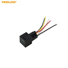 FEELDO 1Pc 12V 40A Car Auto 5 Wire Terminal Relay Socket Harness Wiring #MX5457 2024 - buy cheap