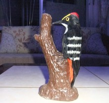 simulation woodpecker toy polyethylene & furs bird cute woodpecker gift about 14*6*24cm 2201 2024 - buy cheap