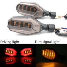 2 Pcs Motorcycle LED Turn Signal Light Blinker Side Maker For Harley Honda Yamaha Kawasaki Suzuki Motorbike 2024 - buy cheap