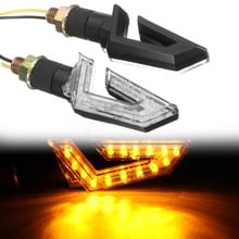 2 15LED pçs/set Universal Motos Turn Signal Indicadores Blinker Luz Âmbar