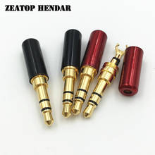 8Pcs Copper Mini 3.5 mm 3 Pole Stereo Jack Male Plug Audio Connector Adapter for DIY Repair Headphone Earphone 2024 - buy cheap