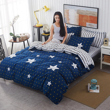 Blue Star 3/4 pcs Bedding Set Adult Kids Soft Cotton Bed Linens Single Twin Queen King Double Size Duvet Cover Quilt Pillow Case 2024 - buy cheap