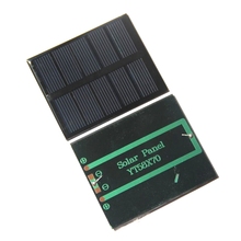 Bueshui-Panel Solar policristalino, 0,5 W, 2,5 V, sistema de carga Solar artesanal para 1,2 V, 58x70x3MM, venta al por mayor, 100 uds, epoxi 2024 - compra barato