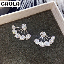 GAOLA Trendy Brand AAA Cubic Zirconia Horse Eye Stud Earrings For Women GLE6153 2024 - buy cheap