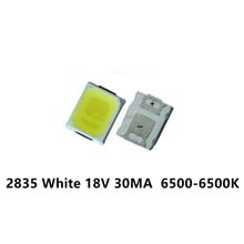 500 шт./лот Высокая яркость SMD LED 2835 1 Вт белый 18В 30мА 6500-6500 К 2024 - купить недорого