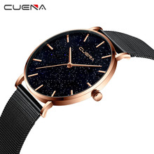 Relojes de lujo con cielo estrellado para mujer, pulsera de cuarzo con diamantes ultrafinos, 2021 2024 - compra barato