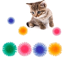 2 шт. интерактивная игрушка для кошек нетоксичные зубы жевательный шар играть поймать игрушки для упражнений домашних животных 2024 - купить недорого