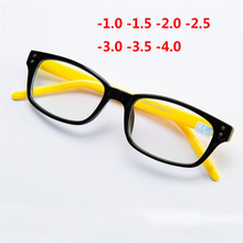 Rivets  Square Myopia Glasses Finished Women Men Plastic Frames Shortsighted Spectacle Myopes Lunettes  -1.0 -1.5 -2.0 To -4.0 2024 - buy cheap