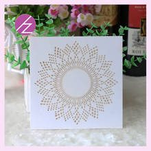 12pcs Personalise party decoration Laser cut Classic sun flowers sunflower design Wedding Invitation Card luxury party western 2024 - buy cheap