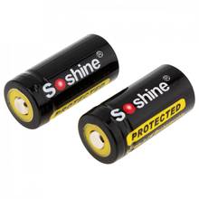 2pcs Soshine 3.7V RCR123 Li-ion Battery 16340 3.7V 700mAh Protected Rechargeable Li-ion Battery + Battery Case Storage Box 2024 - buy cheap