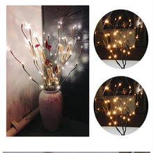 LED Willow Branch Lamp Floral Lights 20 Bulbs Home Christmas Party Garden Decor Christmas Birthday Lamp 2024 - buy cheap
