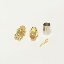 1pc SMA Male Plug Modem Convertor Connector With For  LMR300 Straight Goldplated  New  Wholesale 2024 - buy cheap