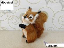12x6x13cm cute Squirrel toy polyethylene & furs resin handicraft,decoration baby toy Christmas gift a304 2024 - buy cheap