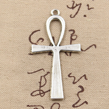 5pcs Charms Cross Egyptian Ankh Life Symbol 52x28mm Antique Making Pendant fit,Vintage Tibetan Bronze,DIY Finding Jewelry 2024 - buy cheap