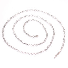 1 шт./лот 70 см латунная цепочка для ожерелья 3 мм Толщина цепи для ожерелья 2024 - купить недорого