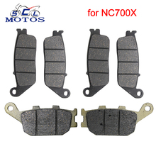 Sclmotos-Juego de pastillas de freno para motocicleta, juego de discos delanteros y traseros para Honda NC700X 2012 2013 2014 2015, 3 pares 2024 - compra barato