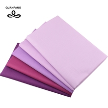 QUANFANG Pure Series Twill Cotton Fabric, For DIY Quilting Sewing Baby/Child Sheet,Pillow,Cushion Material Half meter 50 2024 - buy cheap