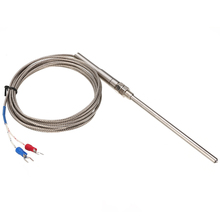 Stainless Steel High Temperature Mayitr K type Thermocouple 0~400C Temperature Sensor 100mm Probe 300cm Cable Wire Length 2024 - buy cheap