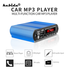 Bluetooth MP3 декодер kebidu, плата, считыватель карт, MP3 Bluetooth модуль, аудио аксессуары, гарнитура с микрофоном, FM, TF, USB, AUX 2024 - купить недорого