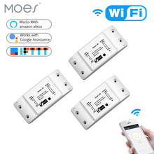 DIY WiFi Smart Light Switch Universal Breaker Timer Wireless Remote Control Works with Alexa Google Home Smart Home 3 Pieces 2024 - buy cheap