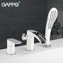 GAPPO-grifo de Grifo de ducha de baño para baño, conjunto de ducha de cascada de bronce, grifería de baño, canilla 2024 - compra barato