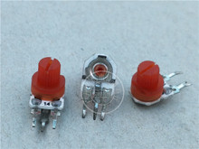 10pcs 083 ceramic horizontal adjustable potentiometer 10K / red plastic handle long 5MM variable resistor 2024 - buy cheap