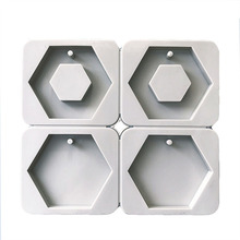 Molde hexagonal de silicona para yeso de aromaterapia, molde para rebanadas de cera aromática, piedra difusa, colgante hecho a mano, molde de silicona 2024 - compra barato