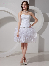 White Cocktail Dresses Elegant Sheath Strapless Short Mini Organza Beaded Party Plus Size Homecoming Dresses 2024 - buy cheap