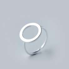 Shuangshuo новое поступление круглые кольца для женщин Новое поступление модные ювелирные изделия Регулируемые геометрические круглые кольца женский свадебный подарок 2024 - купить недорого