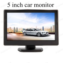 car monitor small display 5 inch TFT color digital lcd for DVD vehicle reversing parking assistance backup rear view camera 2024 - buy cheap