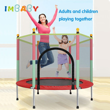Imbaby-macaquinho para bebês, crianças e bebês, trampolim indoor, com guardrail, fitness, adulto, trampolim 2024 - compre barato