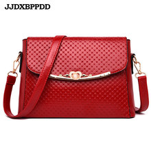 JJDXBPPDD модная женская сумка, кожаные сумки, PU сумка на плечо, маленькая сумка с клапаном, сумки через плечо для женщин, сумки-мессенджеры, черные, красные 2024 - купить недорого