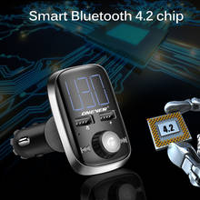 Bluetooth Car FM Transmitter Handsfree Car Kit Radio FM Modulator Bluetooth Aux Input/Output Mp3 Music Player USB Charger 2024 - buy cheap