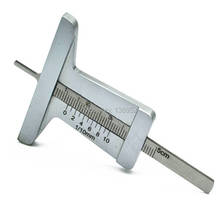 0-50mm Stainless steel Tyre depth gauge tire thread guage tire depth vernier caliper . 2024 - buy cheap