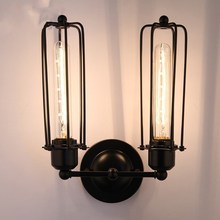 Creative led wall light Industrial Vintage Wall Lamps Wall Light  Home Decor Lamp E27/26 wandlamp bedroom light Wall Sconce 2024 - buy cheap