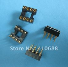 120 Pcs IC Socket Adapter Gold plated Round 8Pin headers & (IC)Sockets Pitch 2.54mm X=7.62mm 2024 - buy cheap