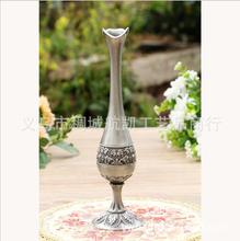 European retro alloy metal flowers vases for centerpieces for weddings Table top vase Home decoration vase floor vases HP075 2024 - buy cheap