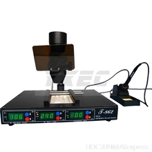 PUHUI T862 IRDA Infrared bga rework machine, BGA SMD SMT desoldering Rework Station, hot selling 2024 - buy cheap