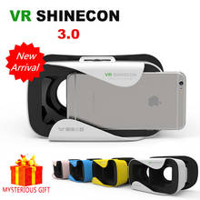 VR Shinecon 3.0 III Box Headset Video 3 D 3D Virtual Reality Glasses Goggles Smartphone Helmet Smart Lens Google Cardboard Vrbox 2024 - buy cheap