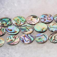 Free Shipping For Making Necklace Bracelet Earrings 12x16MM Natural New Zealand Abalone Shell Oval Shell Loose Beads 16" RO042 2024 - buy cheap