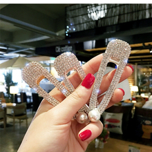 New Fashion Hairpin Flash Luxury Hair Clip Crystal Elegant Women Barrettes Hair Accessories Hair Pin Hair Stick Hair Jewelry 2024 - buy cheap