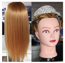 Manequim feminino para prática de cabeleireiro, cabeçote de manequim para cosmetologia, cabeça de treinamento dourado, 2015 2024 - compre barato
