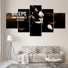 5panel Sportsman Muscle Bodybuilding Fitness Motivational Canvas Print Poster Art Painting Gym Wall Decor Inspirational Picture 2024 - buy cheap