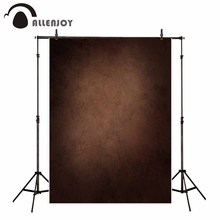 Allenjoy professional photography background vintage style dark brown gradient backdrop old master photo studio photocall 2024 - buy cheap