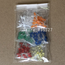 120 unids/lote F5 5MM en 6 colores: blanco/naranja/Verde/rojo/azul/amarillo Kit de diodo emisor de luz LED, juegos de giro mezclados 2024 - compra barato